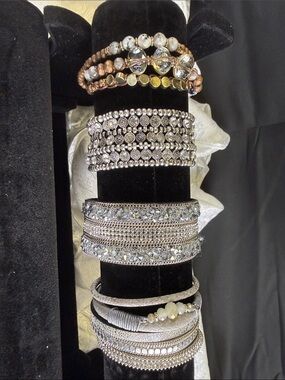 Crystal Wrap Bracelet - Elegant Layered Sparkle